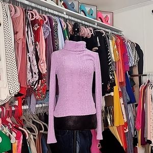 Light Purple Turtle Neck Sweater